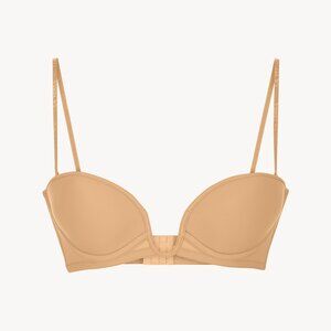 La Perla Underwired Padded Bandeau U-bra Size: 32D Color: Amaretto
